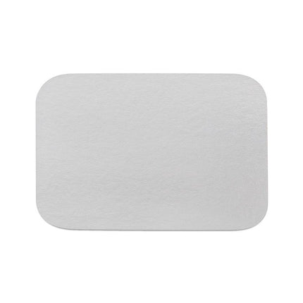 Western Oblong Foil Board Lids - 5.56" X 4.56", Clear, 1000/Case (Lids Only)