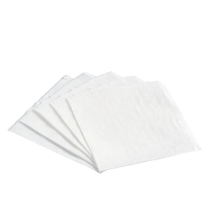 Premier Essential Beverage Napkin - White, 9.06" X 9.06", 1 Ply, 500/Pack, 8 Packs/Case