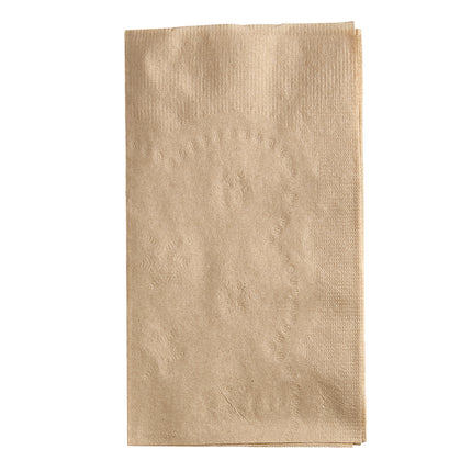 Premier Essential Dinner Napkin - Kraft, 16.93" X 14.96", 1 Ply, 250/Pack, 12 Packs/Case