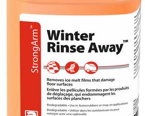 StrongArm™ Winter Rinse Away™ Floor Cleaner, Orange, 4L, 4/Case