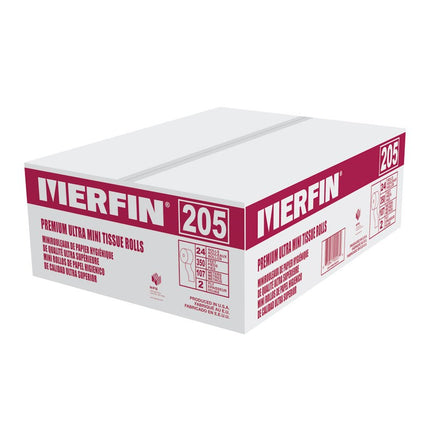 Merfin® Toilet Tissues, White, 24 Rolls/Case-B2B Discounters