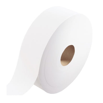 Merfin® Exclusive Jumbo Bath Tissue 7" Diameter, 2-Ply, White, 750'/Roll, 12 Rolls/Case