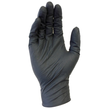 Suretouch™ Disposable Nitrile Powder-Free Gloves, Small, 5mil, Black, 100/Box