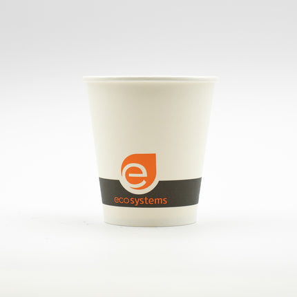 EcoSystems 16oz Compostable Paper Hot Cup - 1000/Case