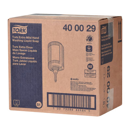 Tork Extra Mild Hand Washing Liquid Soap - 1L, 6/Case