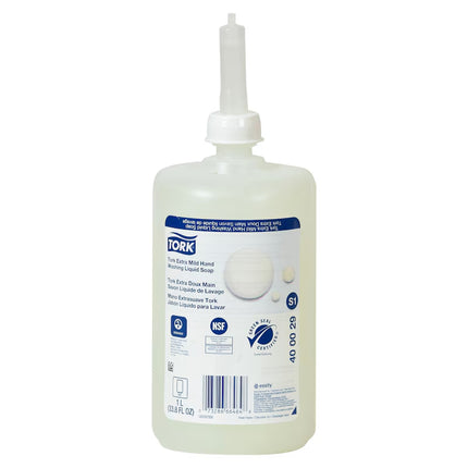 Tork Extra Mild Hand Washing Liquid Soap - 1L, 6/Case