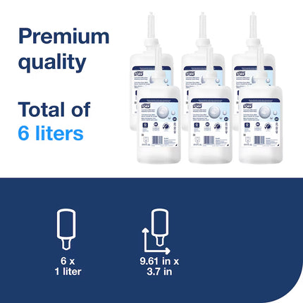 Tork Extra Mild Hand Washing Liquid Soap - 1L, 6/Case